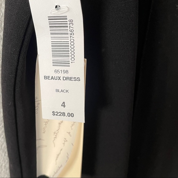 Aritzia/ Babaton NWT Beaux Dress. Size 4 Black - Picture 7 of 9